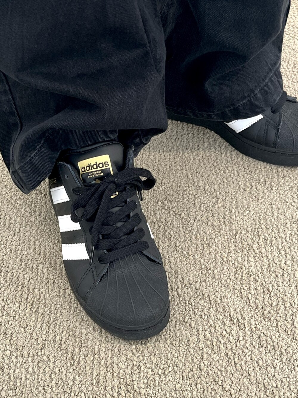 アディダス ブラックデニム レディース Adilenium デニムカーゴ