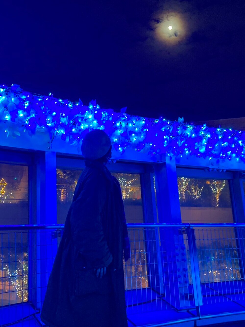 グリーン系のその他アウター、ブラック系のTシャツ/カットソー、ブラック系のスニーカーを着用したレディースの冬コーディネートの2枚目の写真