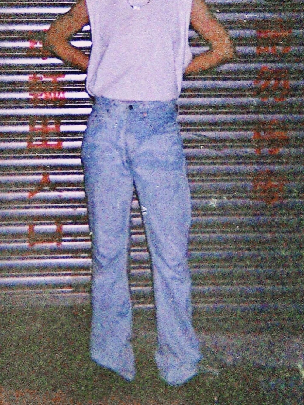 「Levi'sのUSA製80年代Levi's 517ブーツカット（デニムパンツ、その他）」を使った、Hsuanさん（メンズ・174cm）の秋コーディネートの2枚目の写真