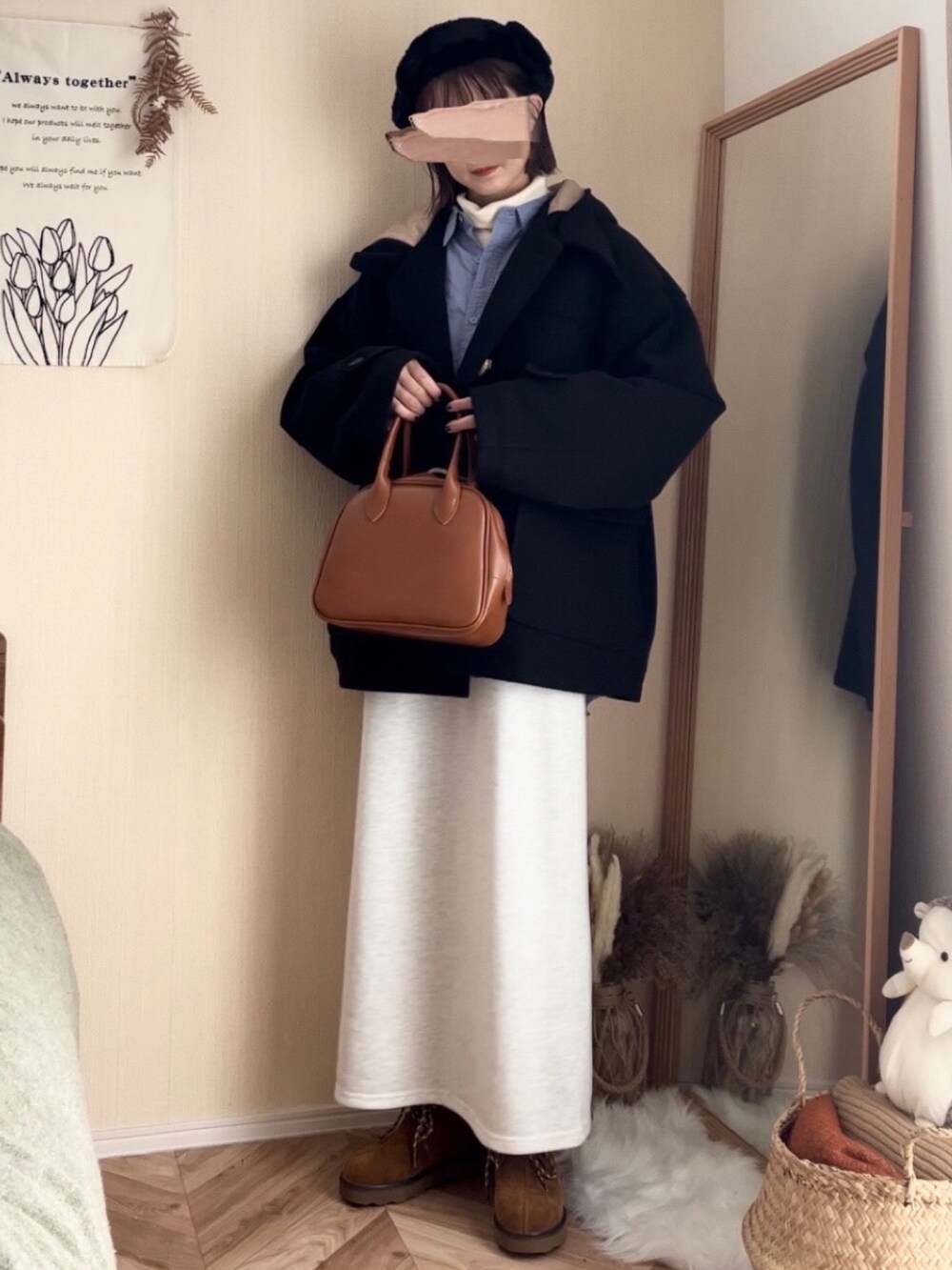 𝚍𝚊𝚛𝚊.｜KALENOのダッフルコートを使ったコーディネート - WEAR