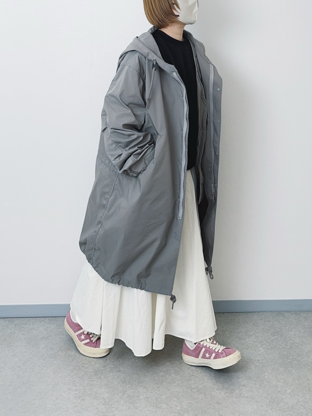 まりん｜MUJI Laboのモッズコートを使ったコーディネート - WEAR