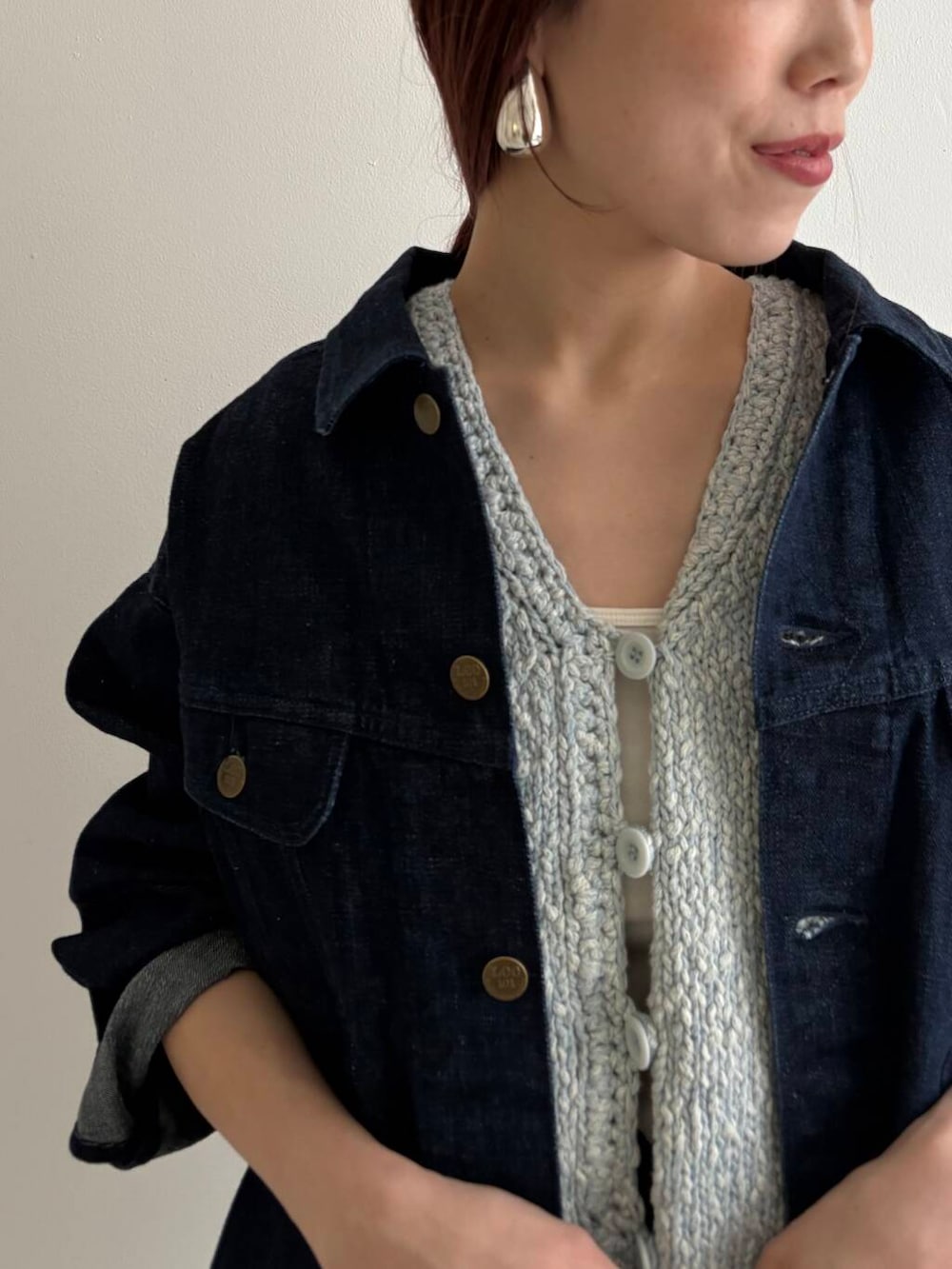 ayaka kawaharadaさんの「『別注』Lee101×ROSSO　JACKET（Lee）」を使ったコーディネートの7枚目の写真