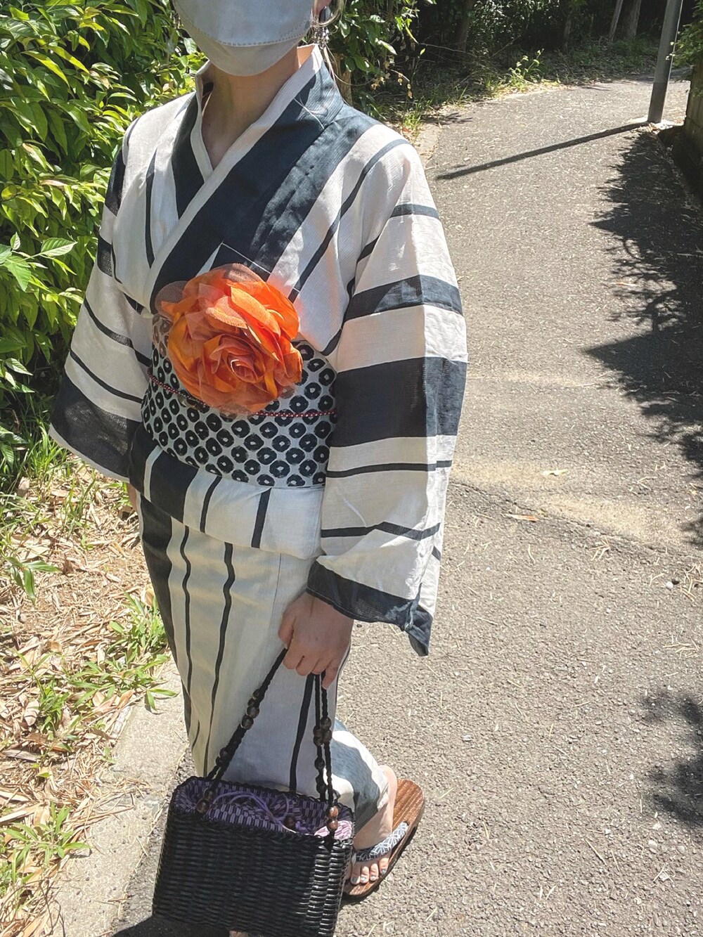 その他の浴衣を着用したレディースの夏コーディネートの3枚目の写真