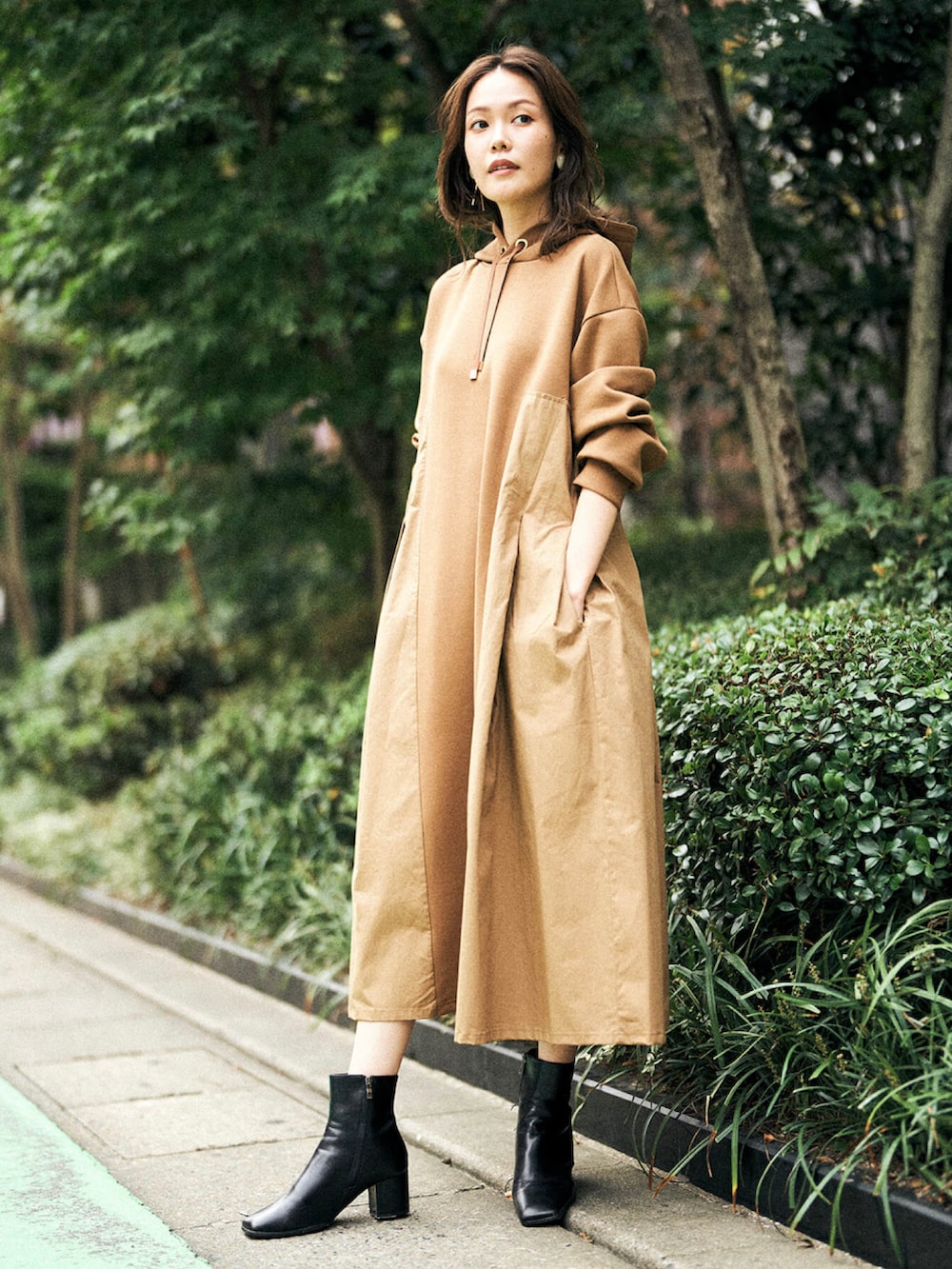 HERENCIA_SNAP (HERENCIA(ヘレンチア）)｜HERENCIAのワンピースを使っ  