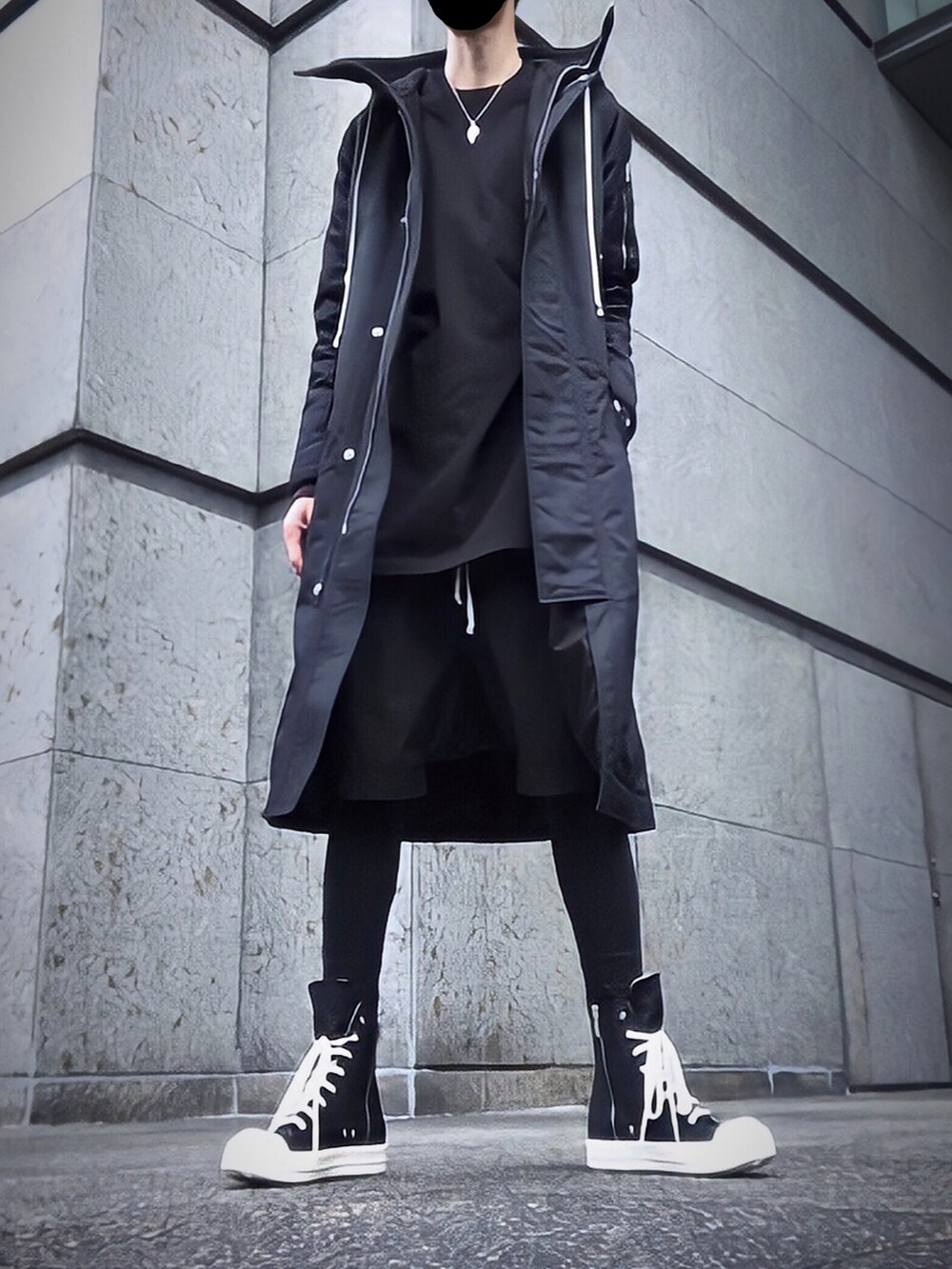 MATIAS.|DRKSHDW by RICK OWENSのミリタリージャケットを使った MATIAS.|DRKSHDW by RICK OWENSのミリタリージャケットを使った