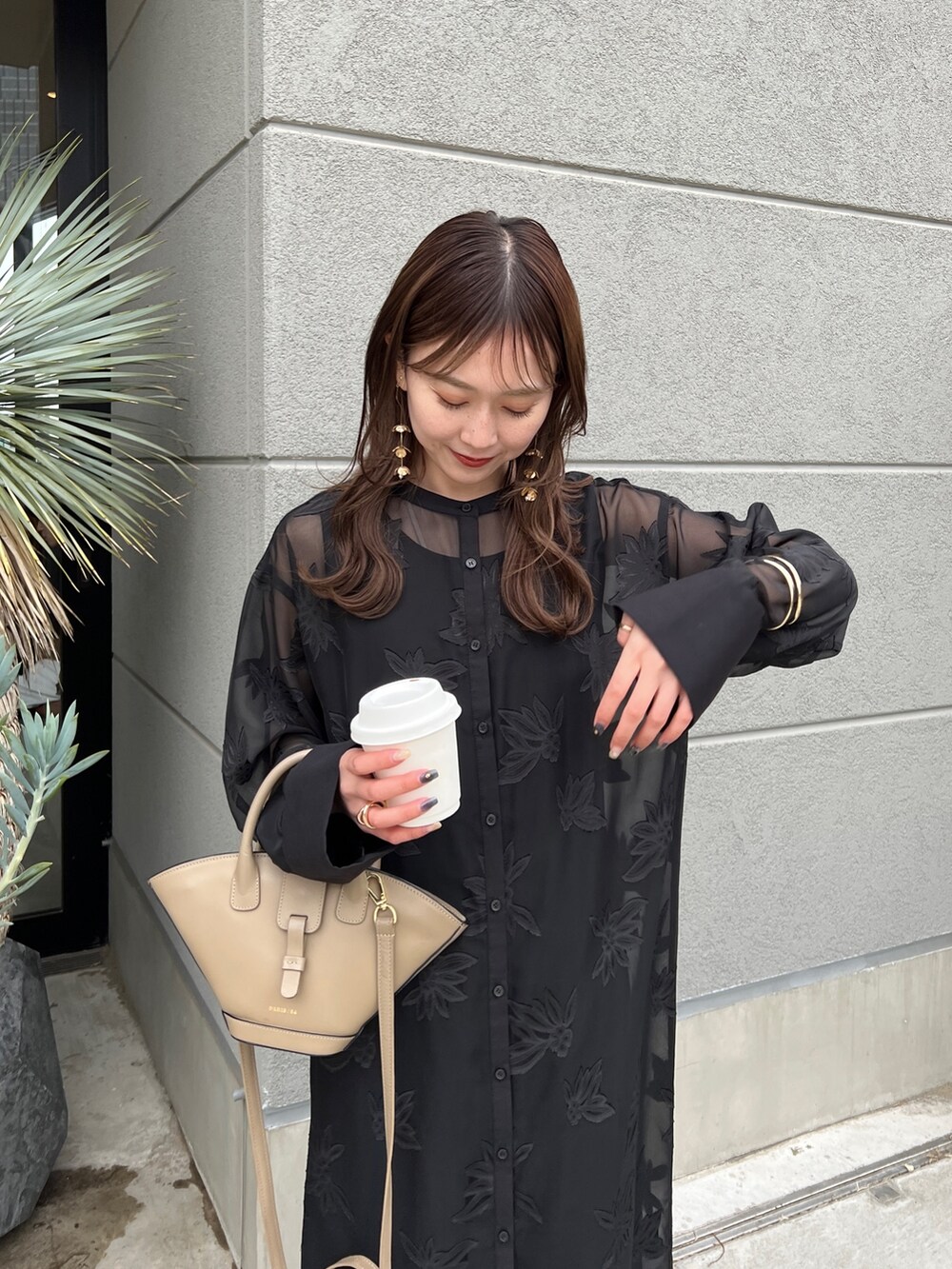 N a n a m i｜CAPRICIEUX LE'MAGEのワンピースを使ったコーディネート