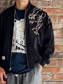 Schott/ショット/SOUVENIR JACKET KISSMARK PANTHER/スーベニア