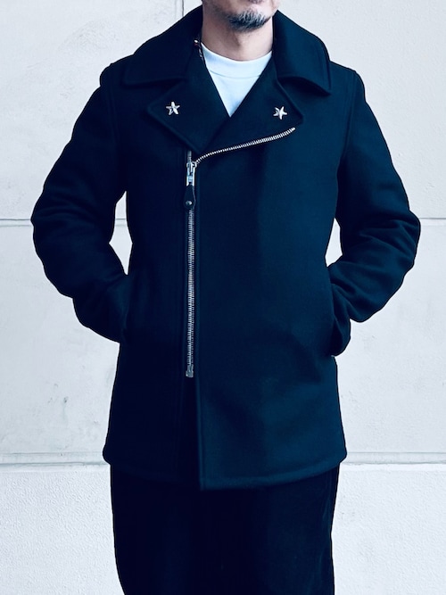 Schott/ショット/766US MELTON ZIP UP P-COAT/メルトン ジップアップ