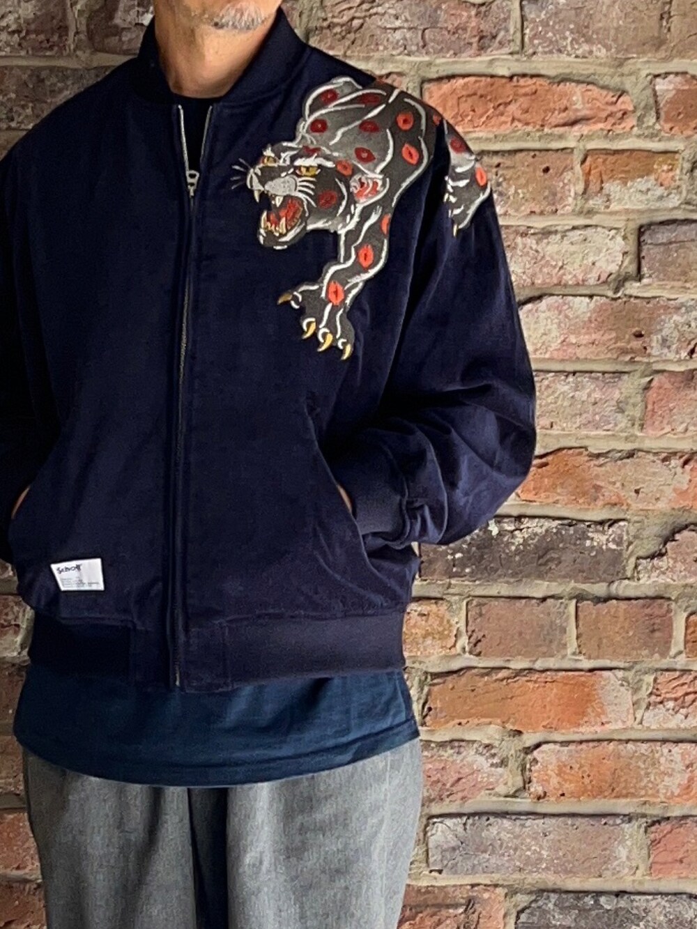 Schott/ショット/SOUVENIR JACKET KISSMARK PANTHER/スーベニア