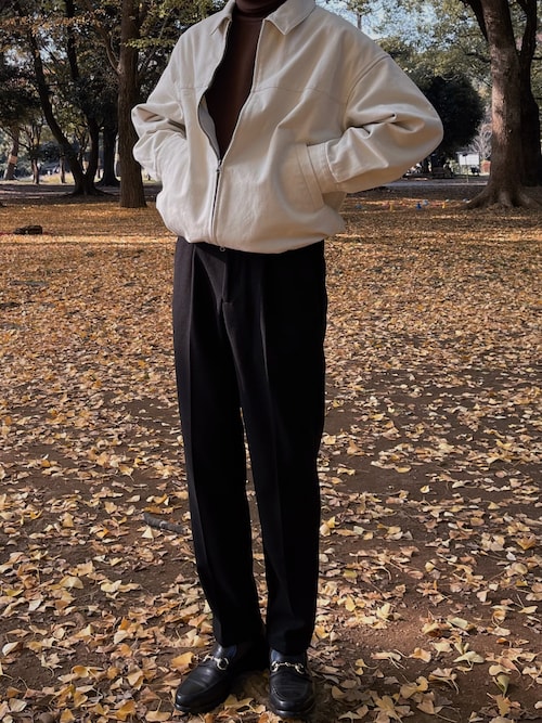 Steven Alan＞ BRSH CTN ZIP BLOUSON/ブルゾンを使ったメンズ人気