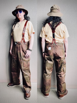 EVISUのサスペンダーを使った人気ファッションコーディネート - WEAR