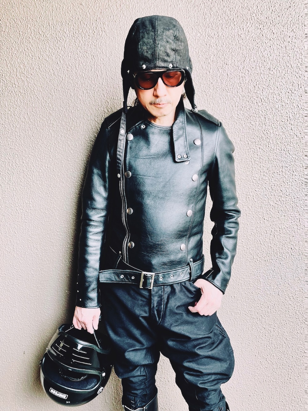 Yasunishi69｜Surface to Airのライダースジャケットを使った