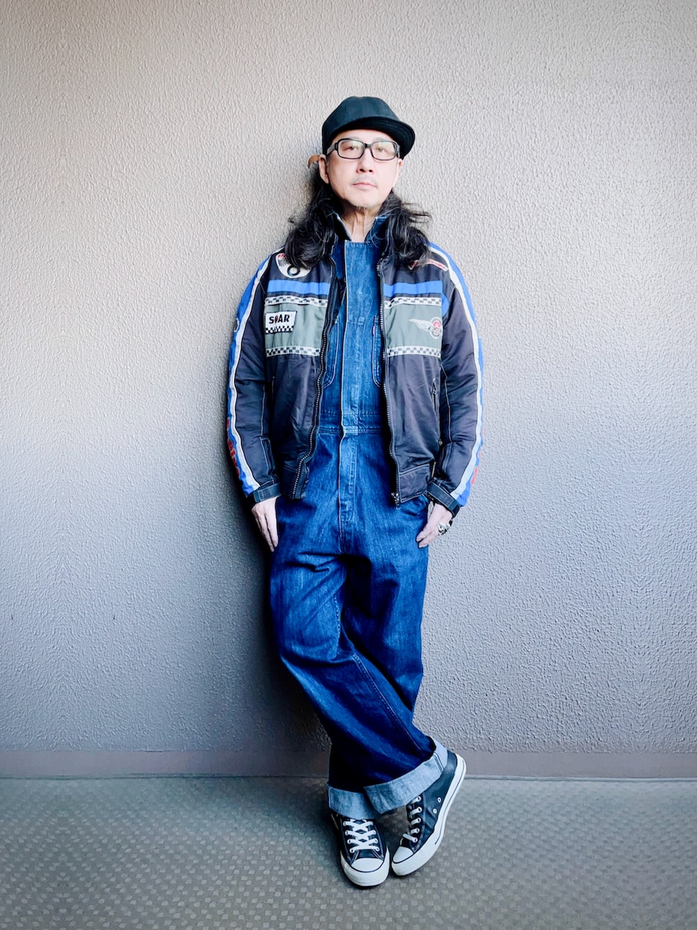 ※バド※EVISU デニムオールインワンつなぎ 道楽 中古・古着通販】EVISU (エビス) デニム つなぎ オールインワン