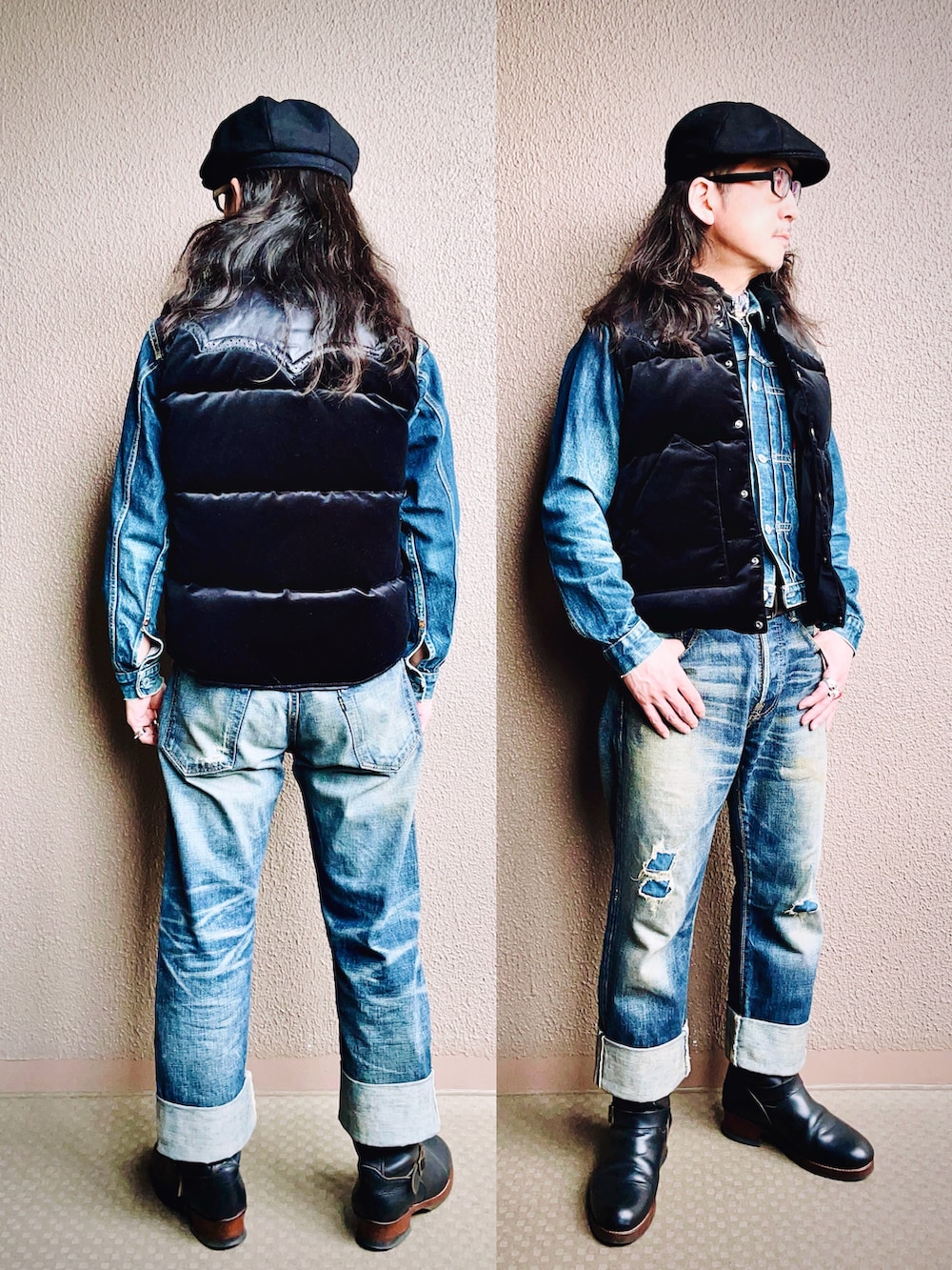 Yasunishi69｜MONKEY TIMEのダウンベストを使ったコーディネート - WEAR