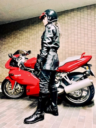 vintage ライダースジャケット YasushiImanishi｜VINTAGEのライダースジャケットを使った