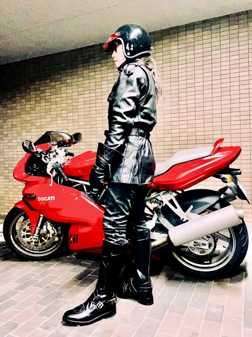 YasushiImanishi｜VINTAGEのライダースジャケットを使った