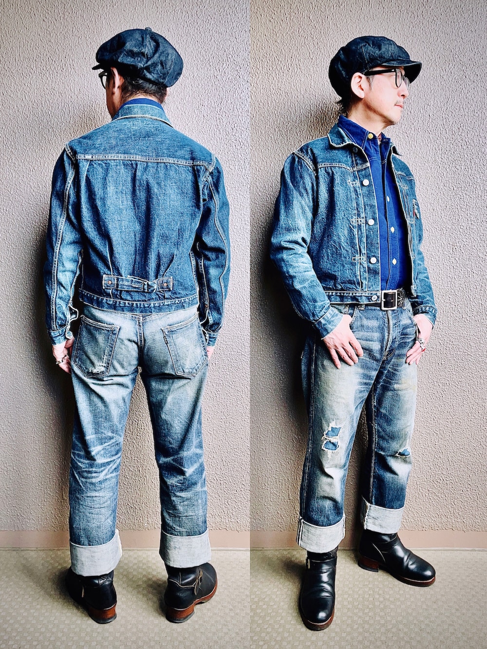 Yasunishi69｜EVISUのデニムジャケットを使ったコーディネート - WEAR