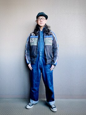 EVISUのつなぎ/オールインワンを使った人気ファッションコーディネート