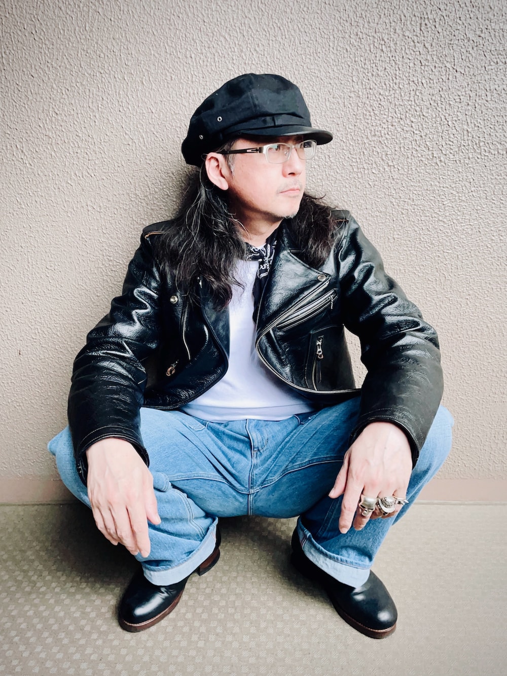 YasushiImanishi｜INDIAN MOTOCYCLEのライダースジャケットを