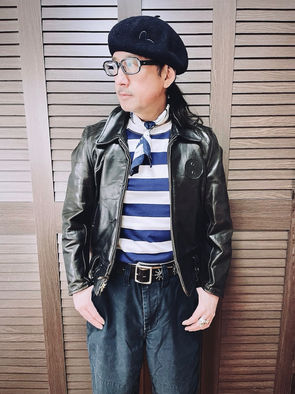 YasushiImanishi｜Aero Leathersのライダースジャケットを使った