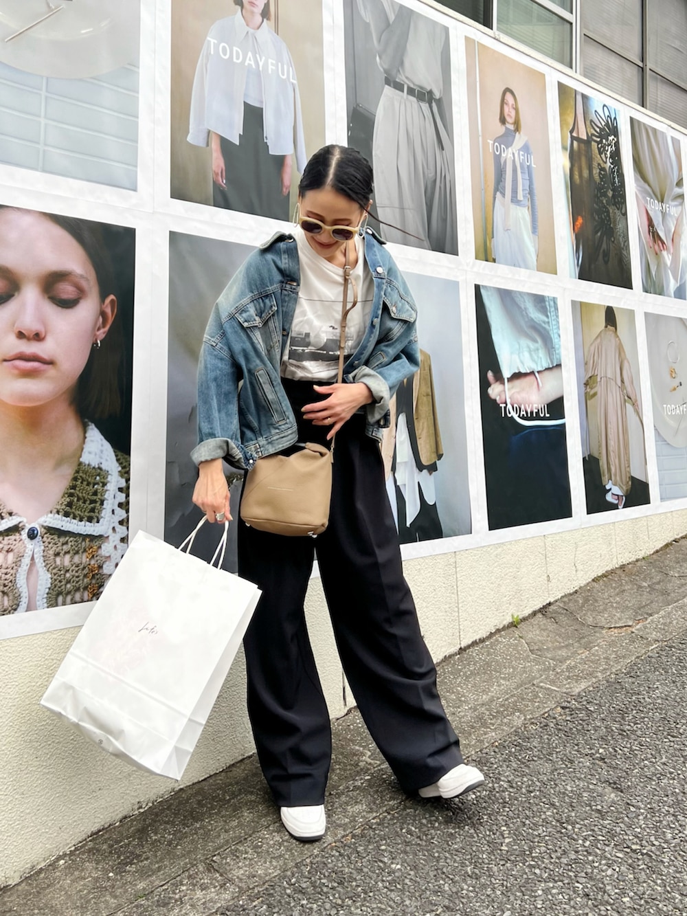 mm6 デニムジャケット y2k Yukie｜MM6 Maison Margielaのデニムジャケットを使ったコーディネート