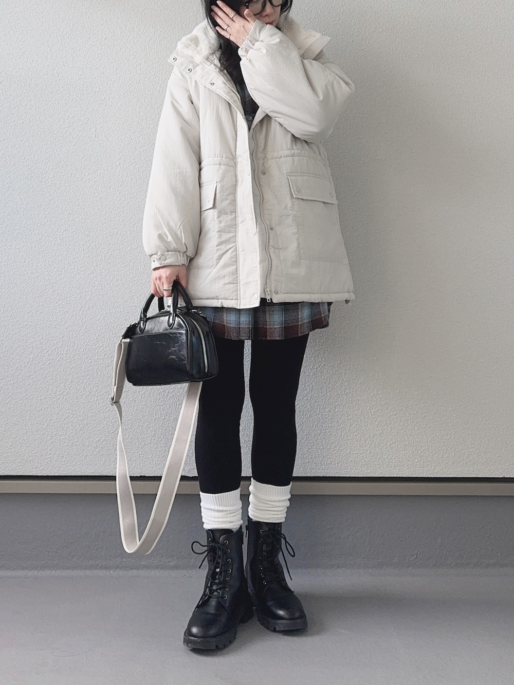haruさんの「中綿ファー使いマルチwayブルゾン（tiptop）」を使ったコーディネートの3枚目の写真