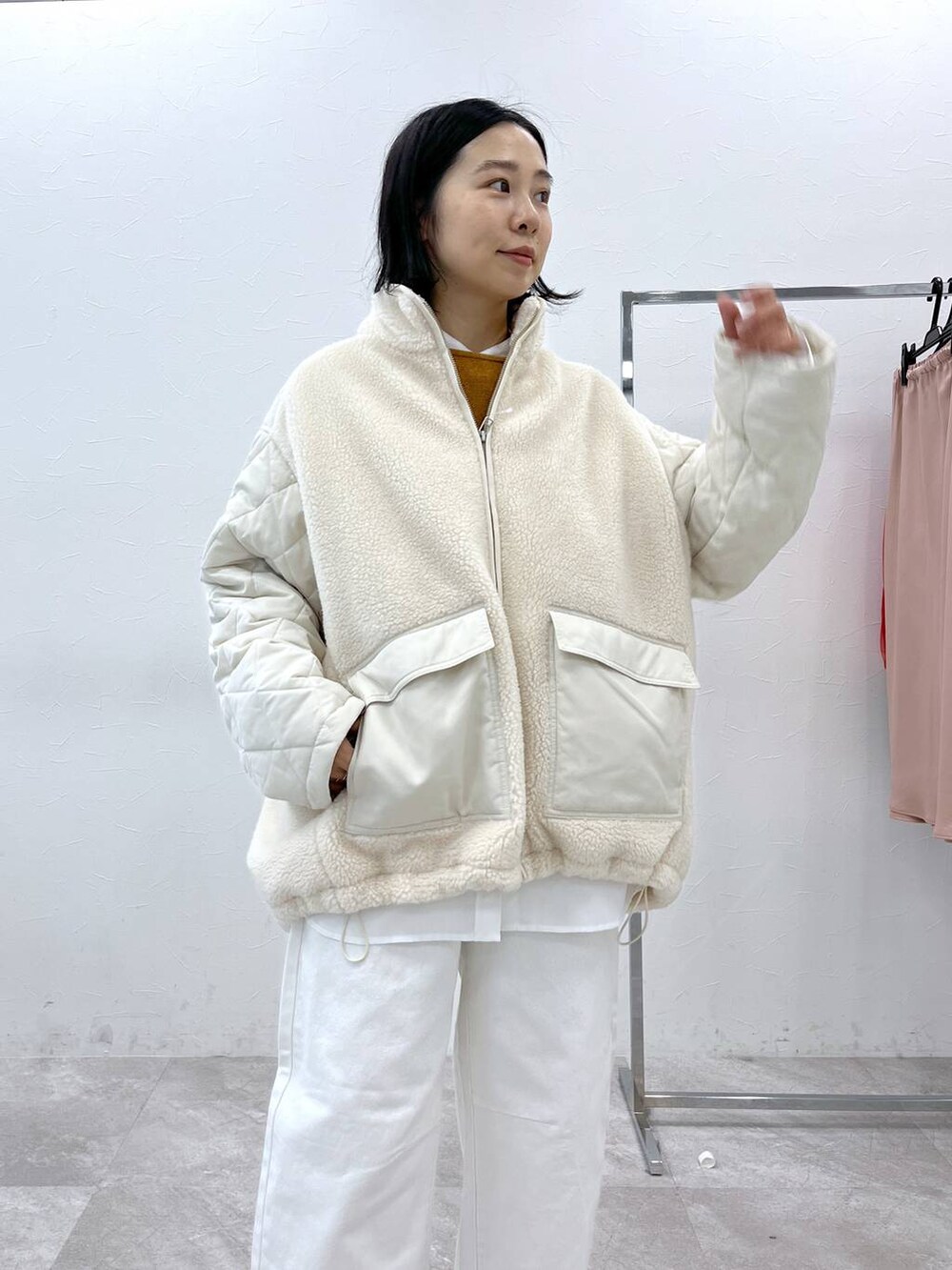 LEPSIM｜スタンドボアキルトジャケット | Rakuten Fashion(楽天