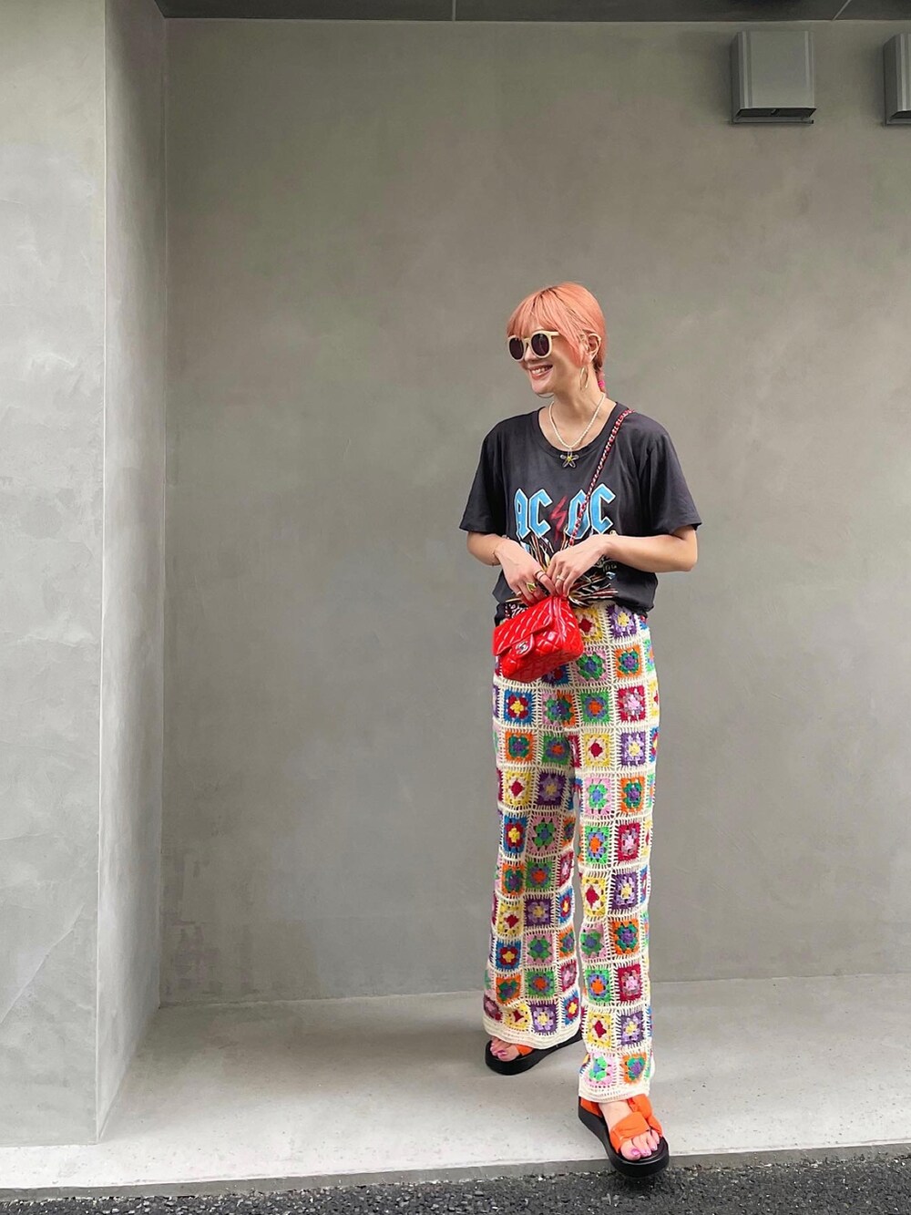 クロシェニットパンツ【MAISON SPECIAL/メゾンスペシャル】を使った