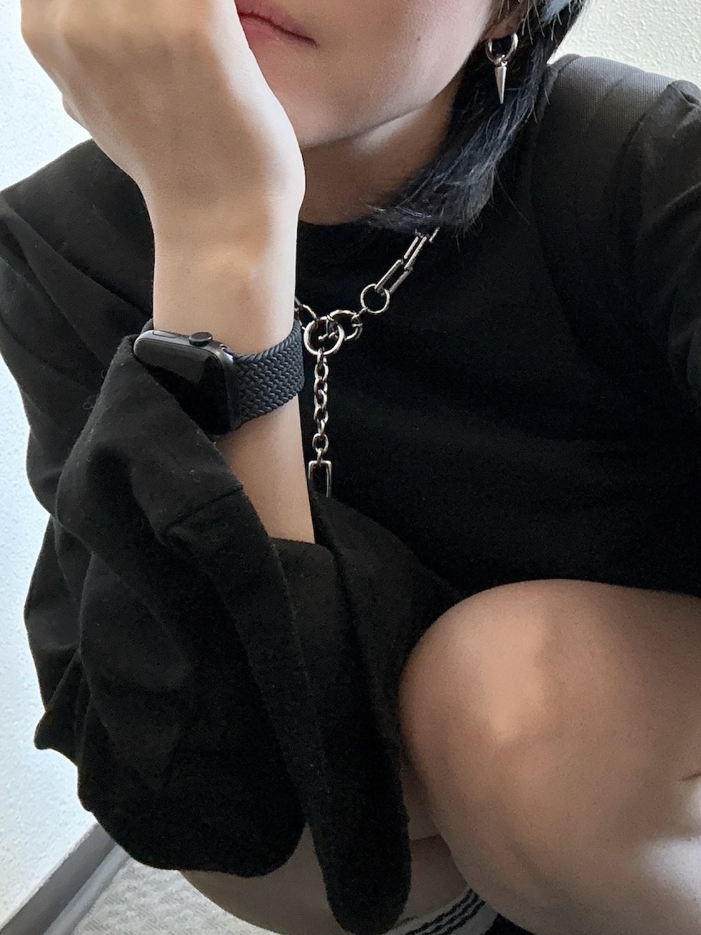 「BALENCIAGAのアイテム（バックパック/リュック、ブラック系）」を使った、ぽぽぬなさん（レディース・167cm）の秋コーディネートの2枚目の写真