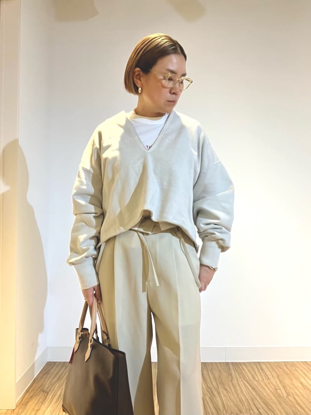 akko325さんの「【GEMINI】サスペンダーパンツ（Whim Gazette）」を使ったコーディネートの5枚目の写真