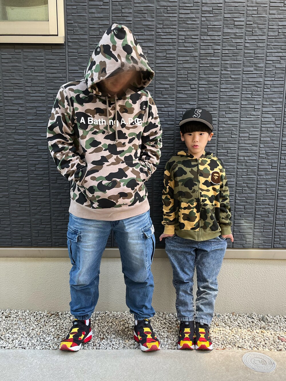 A BATHING APE（アベイシングエイプ）の「1ST CAMO KIDS APE HEAD ZIP  