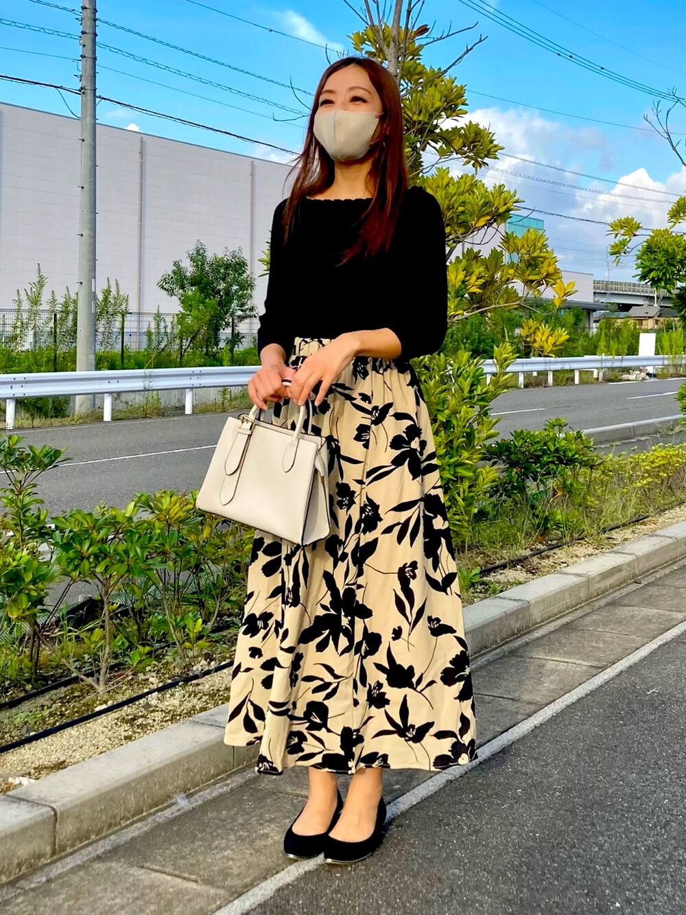 fifth（フィフス）の「シックフラワーフレアスカート（スカート）」 - WEAR 