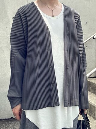 ISSEY MIYAKE me カーディガン　ボレロ　半袖 2025年最新】me by ISSEY MIYAKE レディース カーディガン