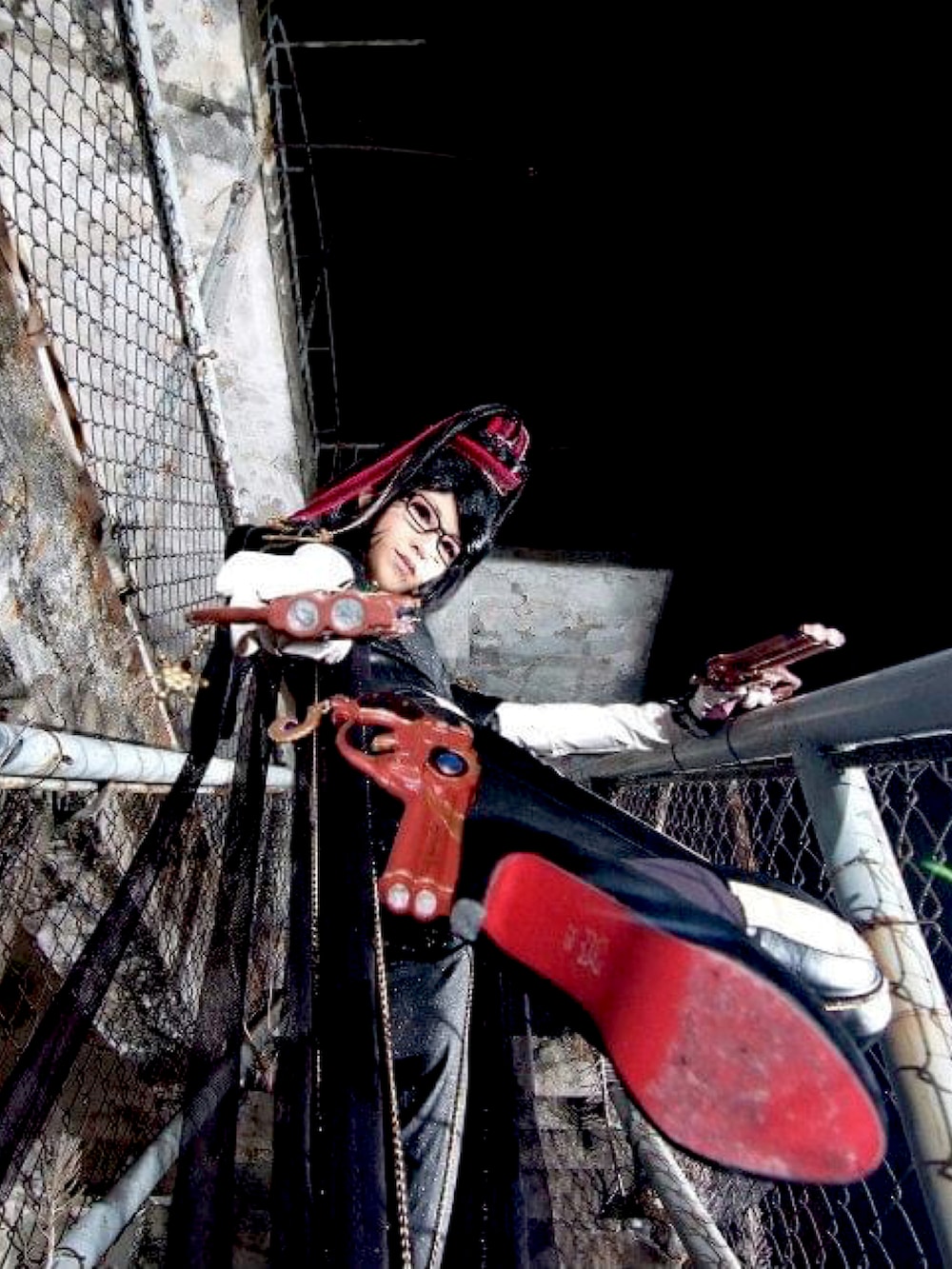 「COS、costume、cosplay、handmade、コスプレ、Bayonetta」｜「Eternal Roseのアイテム（つなぎ/オールインワン、ブラック系）」を使った、PiPi Chuさん（レディース・160cm）の春コーディネートの4枚目の写真