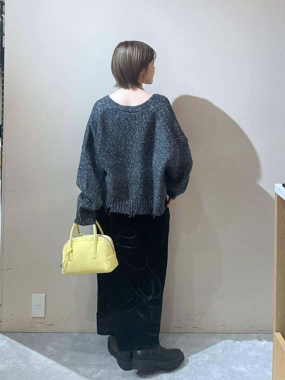 「LOWRYS FARM」｜「LOWRYS FARMのサイドゴアブーツ（ブーツ、ブラック系）」を使った、Minaさん（レディース・153cm）の秋コーディネートの3枚目の写真