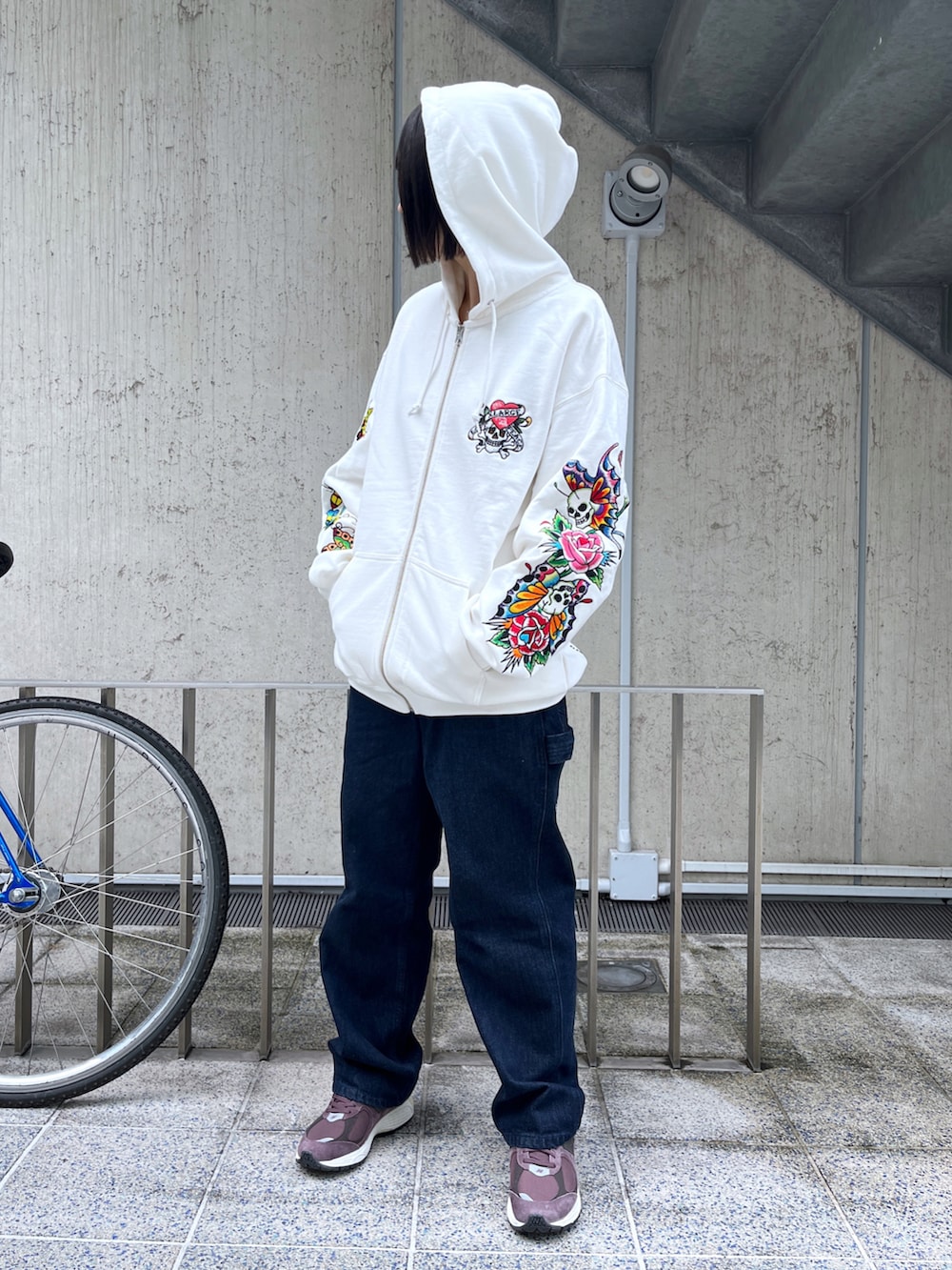 RILY　コーデュロイパーカー　白　サイズL RILY コーデュロイパーカー 今市隆二アパレル 三代目JSBの通販