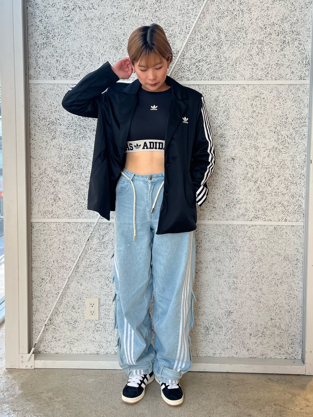 adidas　オーバーサイズブレザージャケット SR(アディダス オリジナルスショップ ダイバーシティ東京 プラザ