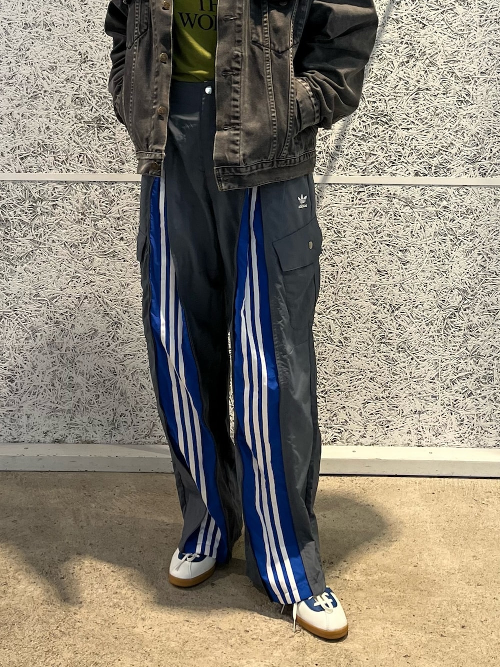 ADIDAS ORIGINALS × ORDINARY PEOPLE パンツ L adidas Originals × Ordinary People ライトウーブンパンツ