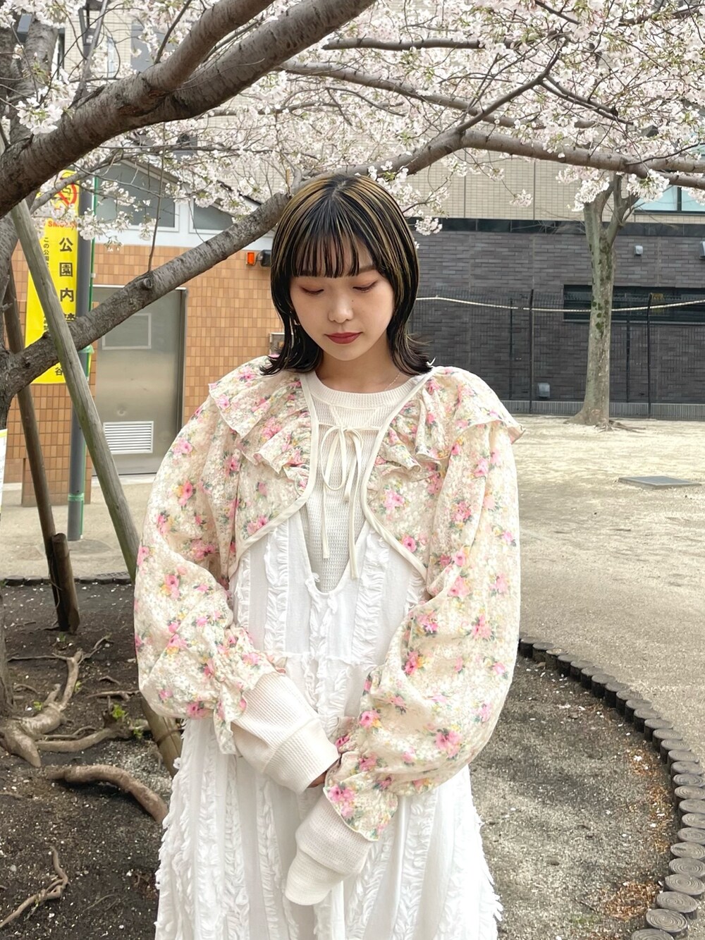 mioka(merry jenny)｜merry jennyのカーディガン/ボレロを使った