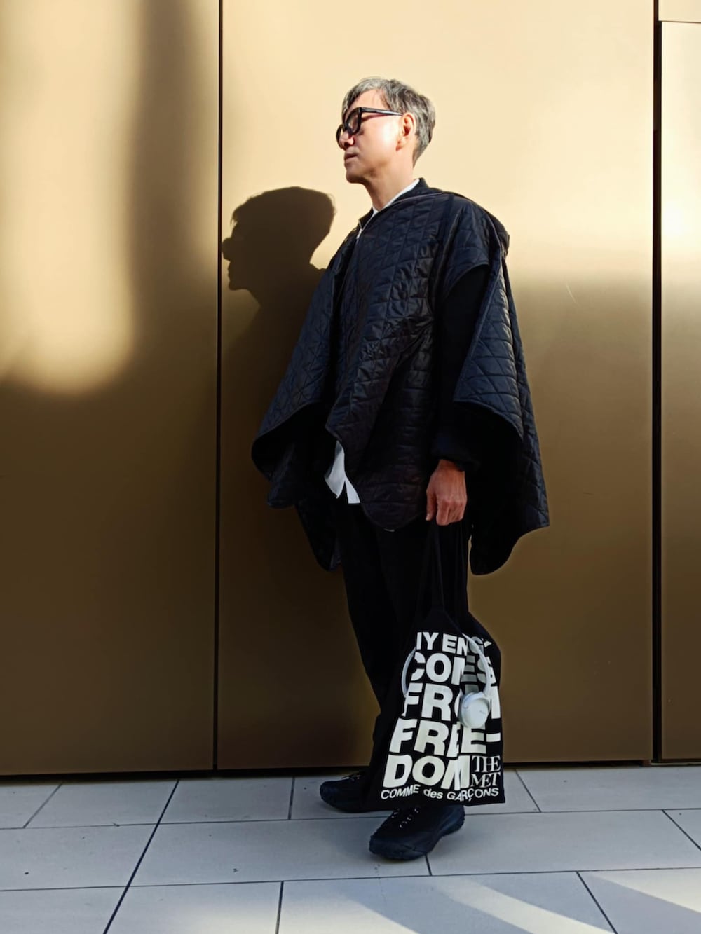 78885010｜COMME des GARCONS HOMME DEUXのポンチョを使った