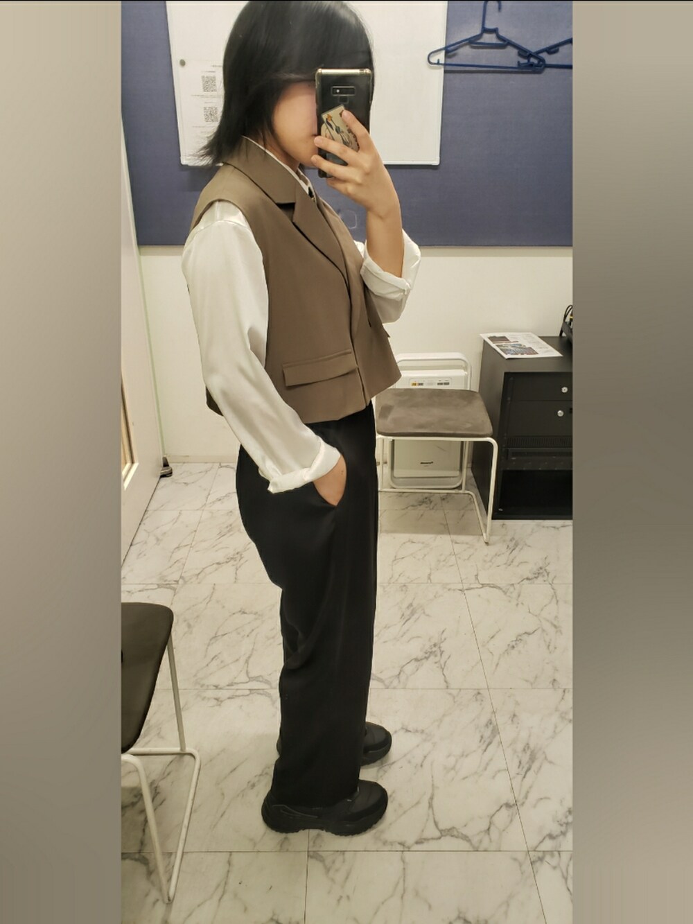 「NILWAYのアイテム（ファッション雑貨、グリーン系）」を使った、yukifashioさん（レディース・153cm）の春コーディネートの2枚目の写真