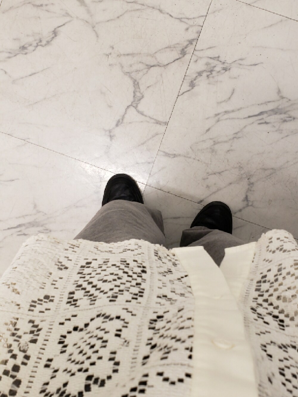 「NILWAYのアイテム（トップス、ホワイト系）」を使った、yukifashioさん（レディース・153cm）の春コーディネートの4枚目の写真