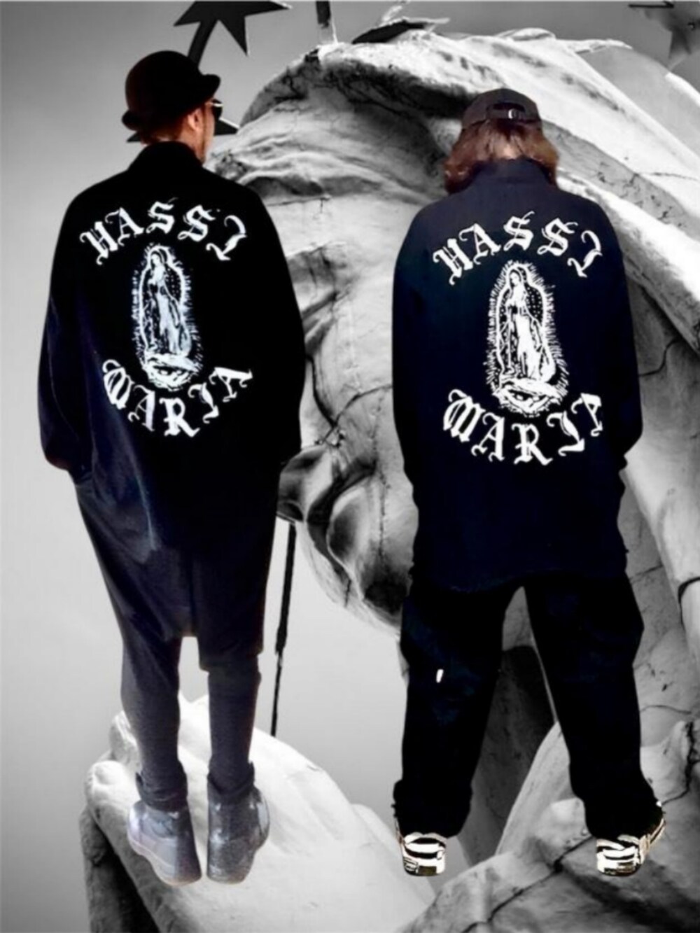 「サマンサ モスモス(Samansa Mos2)、stussy、タクティカルブーツ、モード、モードストリート」｜「ケンオリのアイテム（シャツ/ブラウス、ブラック系）」を使った、hasshi(ハッシー)さん（メンズ・172cm）の春コーディネートの2枚目の写真