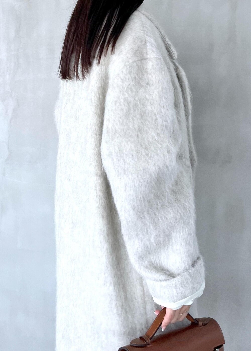「アダムエロペ、24aw、24秋冬、24冬の新作アイテム、adametrope、ピンク、ニット、シアーニット、ブーツ、ショートブーツ、冬コーデ、女子会コーデ、パンツスタイル、体型カバー、ADAM ET ROPÉ」|「ADAM ET ROPE'のミニスカートレイヤードスラックス(スラックス、ベージュ系)」を使った、muta0629さん(レディース・163cm)の秋コーディネートの6枚目の写真