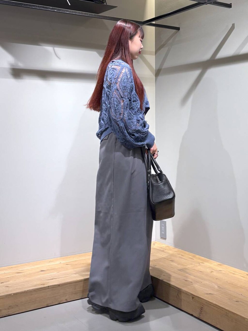 「モード、ストリート、きれいめ、カジュアル、ネックレス、骨格ストレート_PAGEBOY、ブルベ冬_PAGEBOY」｜「PAGEBOYのモードバックルベルト3（ベルト、ブラック系）」を使った、りりりさん（レディース・157cm）の夏コーディネートの6枚目の写真
