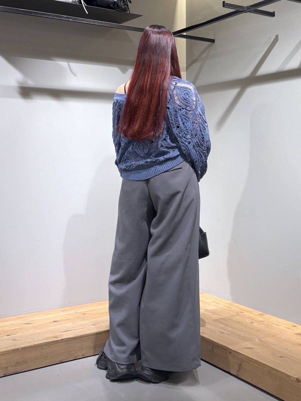 「モード、ストリート、きれいめ、カジュアル、ネックレス、骨格ストレート_PAGEBOY、ブルベ冬_PAGEBOY」｜「PAGEBOYのモードバックルベルト3（ベルト、ブラック系）」を使った、りりりさん（レディース・157cm）の夏コーディネートの5枚目の写真