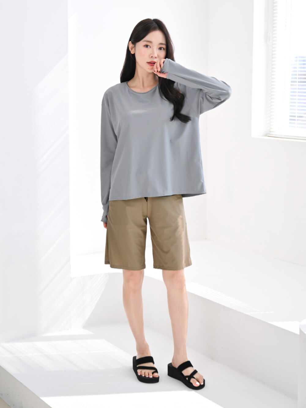 「休日スタイル、お出かけコーデ、プチプラ、リボン、スポーツミックス、夏服、パンツスタイル、オトナ女子、夏服コーデ、夏、大人コーデ、カラーコーデ、ラクチンコーデ、きれいめコーデ、ゆるシルエット」|「OSYAREVOの【公式】インスタグラム(その他、その他)」を使った、OSYAREVOさん(レディース・164cm)の春コーディネートの2枚目の写真