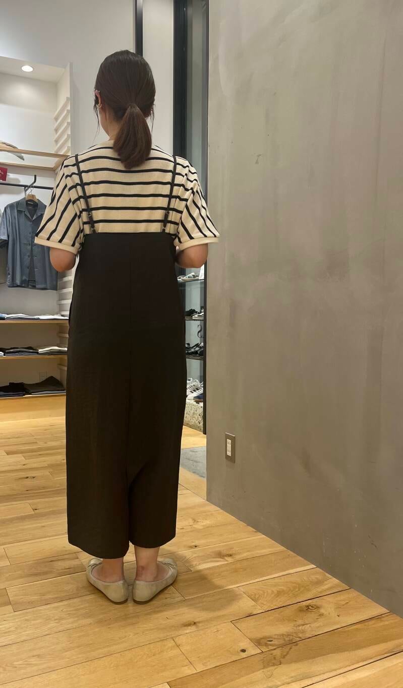 「ワンピース、モノトーン、スカート、アーバンリサーチドアーズ、doors、30代、柄物」｜「URBAN RESEARCH DOORSのストレートキャミワンピース（ワンピース、グレー系）」を使った、chikaさん（レディース・163cm）の夏コーディネートの3枚目の写真