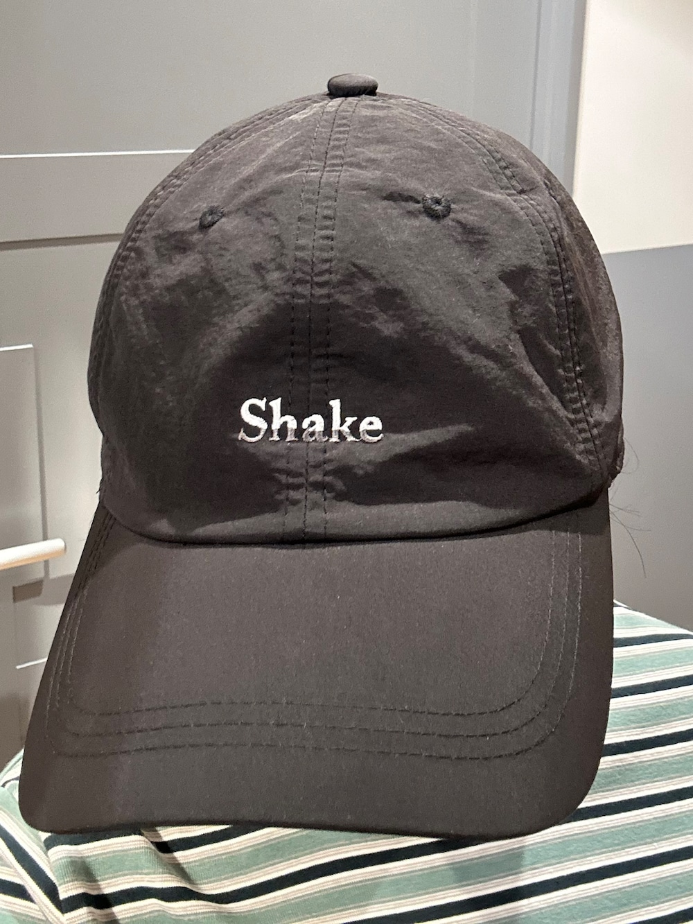 ブラック系のTシャツ/カットソー、ブラック系のスカート、ブラック系のボディバッグ/ウエストポーチを着用したレディースの夏コーディネートの9枚目の写真