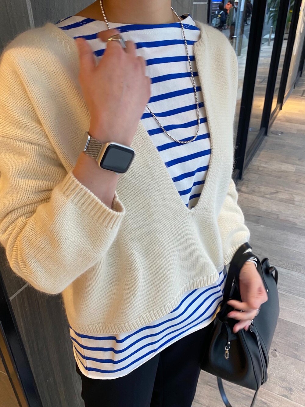 TSURUGASAKI_163cm(Shenery)｜SHENERYのニット/セーターを使った  